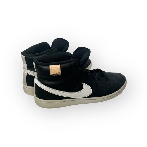 NIKE Men's Court Royale 2 MID Size 9.5 US CQ9179-001 Black White Onyx Sneaker - Picture 1 of 9